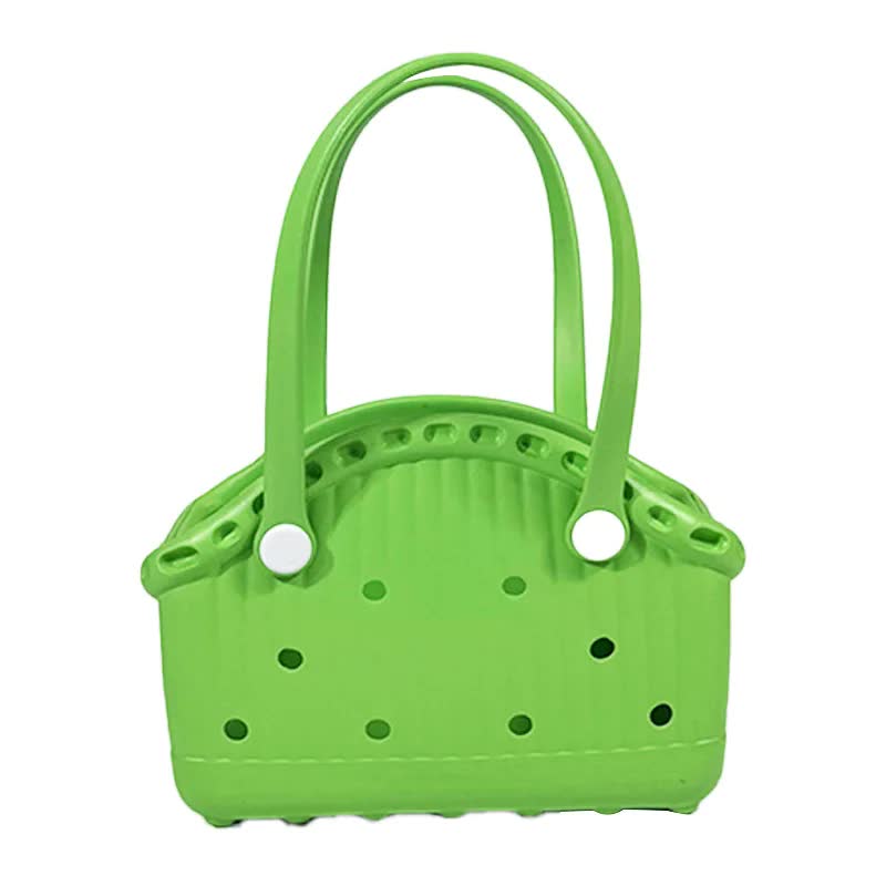 NNEDSZ Green Portable EVA Pet Handbag - DIY Custom Decoration Carrier for Small Pets, Beach, and Outdoor Use (Large Capacity)-0