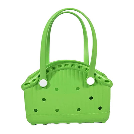 NNEDSZ Green Portable EVA Pet Handbag - DIY Custom Decoration Carrier for Small Pets, Beach, and Outdoor Use (Large Capacity)-0