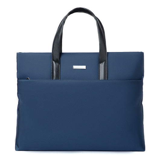 NNEDSZ Blue Lightweight Business Tote Bag - Durable and Stylish for Work and Travel-0