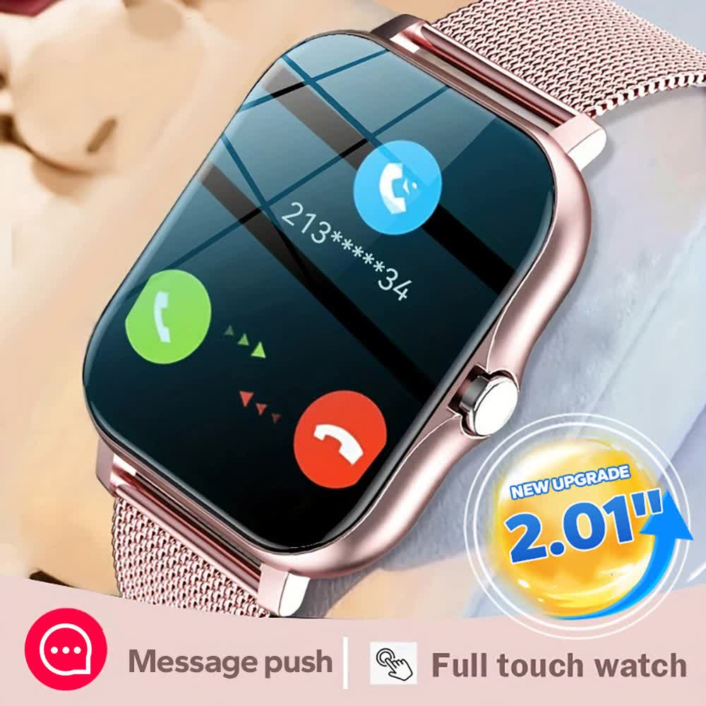 NNEDSZ Steel Bracelet With Silicone Strap Silver Smart Fitness Watch with Large Display - 24 Sport Modes, Heart Rate Monitor & More-1