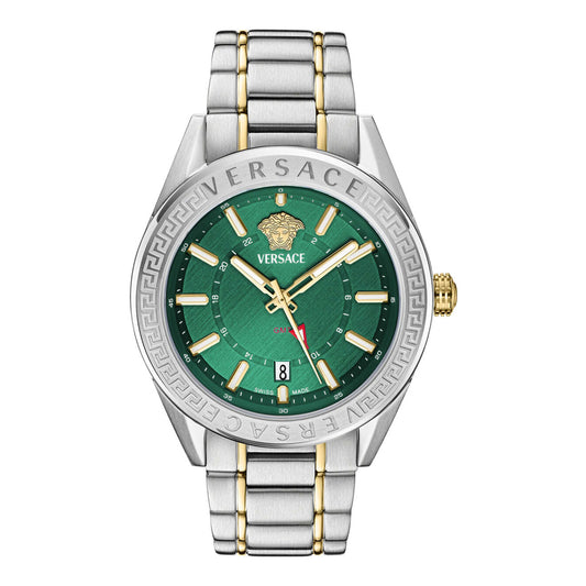 Versace VEAFA0524 V-Code GMT Montre Hommes