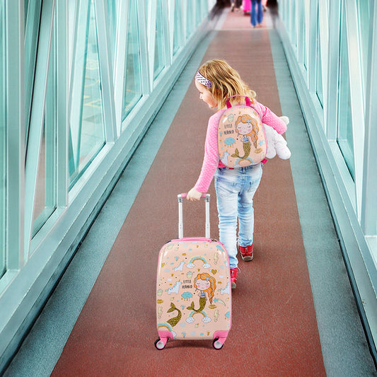 NNECW Luggage Set with Safe Material for Kids-0