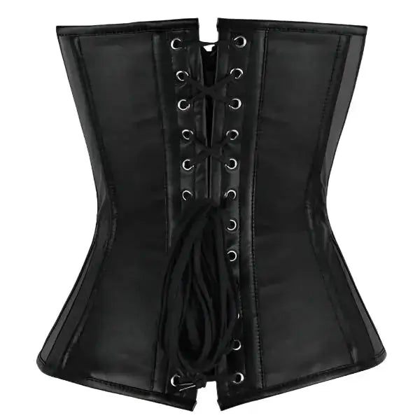 Women’s Black Sheep Napa Leather Overbust Corset-2