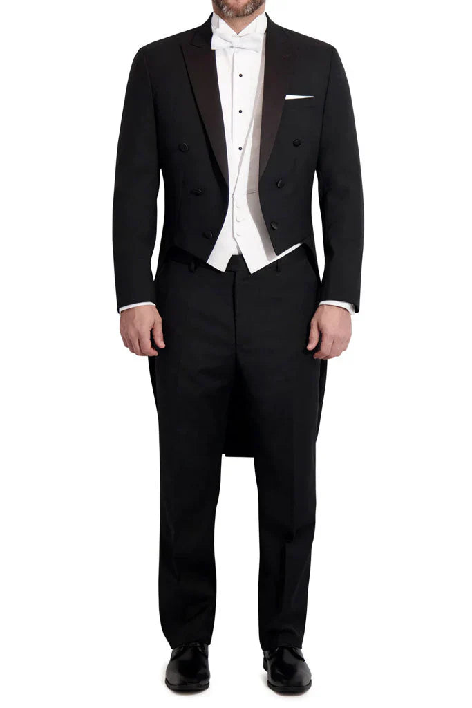 "Edward" Black Tuxedo Tailcoat-0