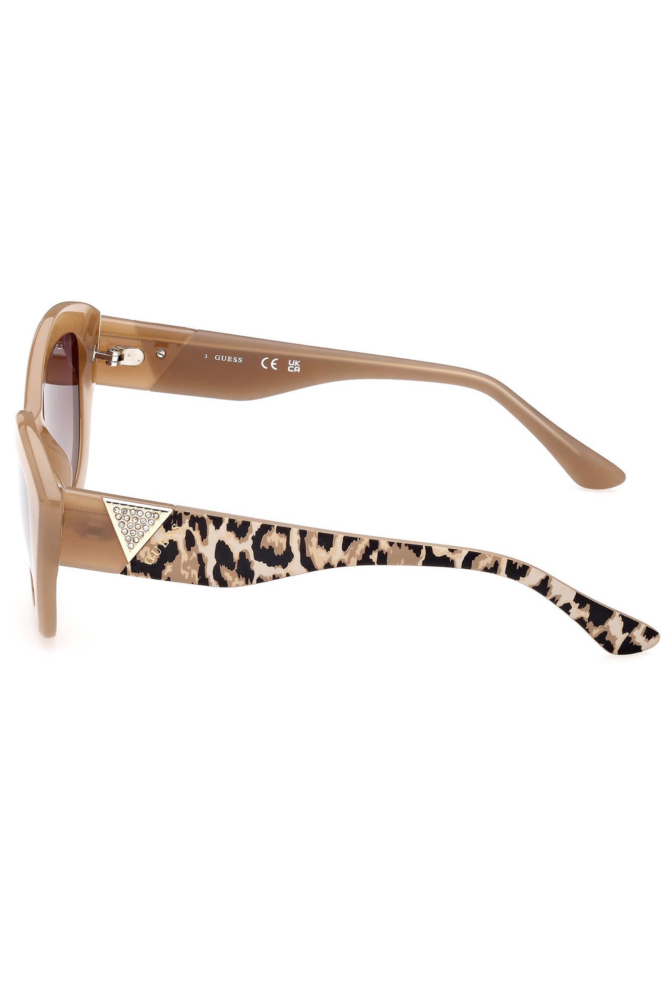 GUESS JEANS BEIGE WOMEN'S SUNGLASSES-2