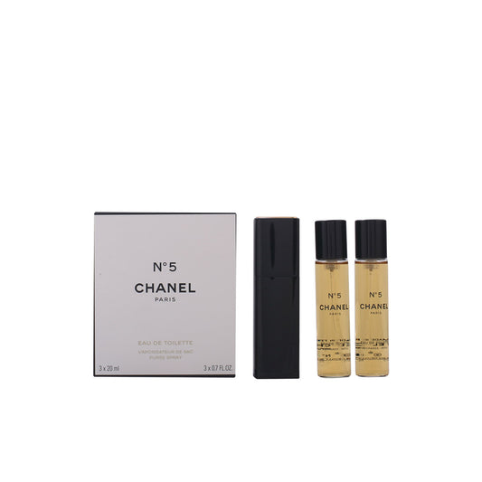 Nº 5 eau de toilette purse spray 3 x 20 ml-0