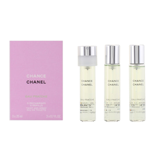 CHANCE EAU FRAICHE eau de toilette twist & spray 3 refills 3 x 20 ml-0