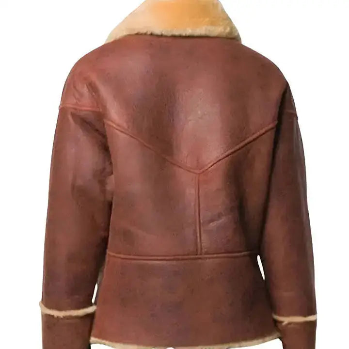 Women’s Julien Calloway Leather Shearling Jacket – Gossip Girl Inspired-1