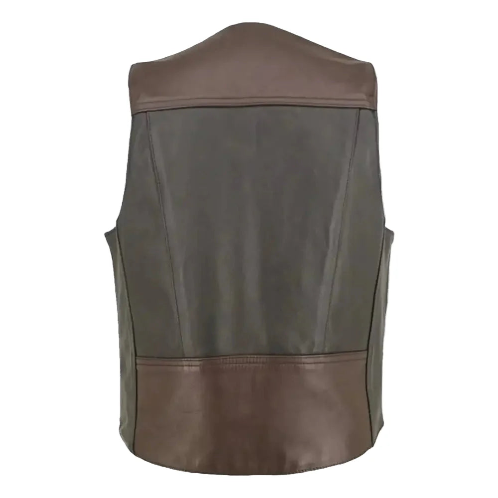 Men’s Vintage Leather Vest-1