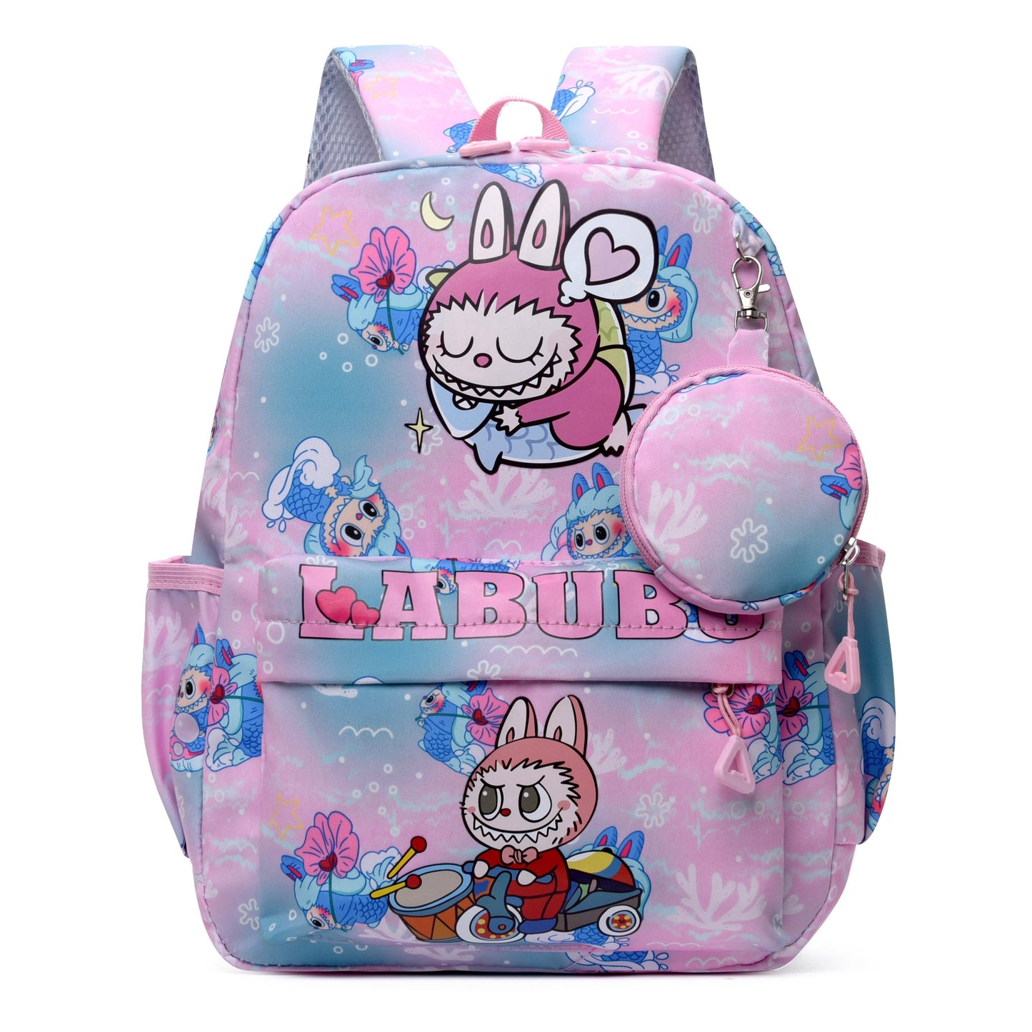 Outdoor Fun Labubu Kids Backpack-2