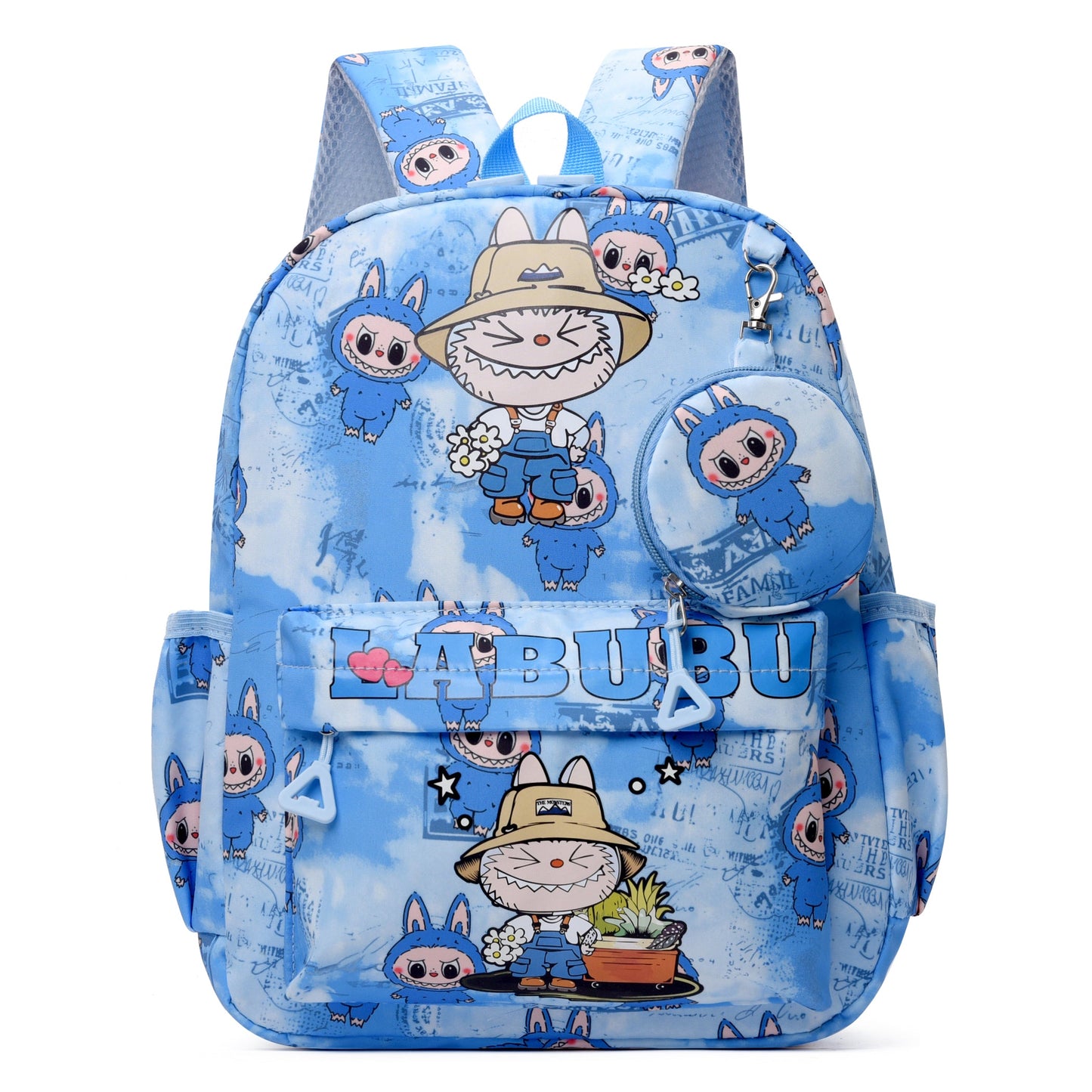 Outdoor Fun Labubu Kids Backpack-3