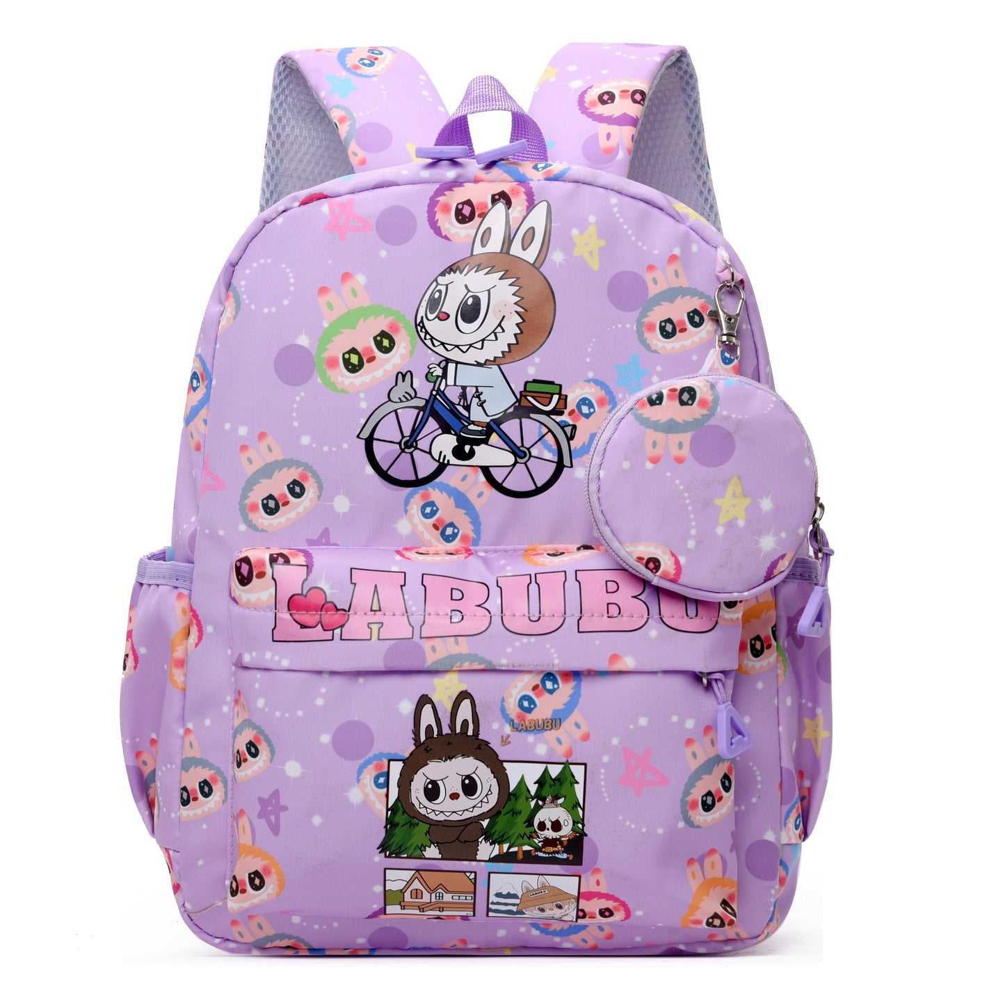 Outdoor Fun Labubu Kids Backpack-4