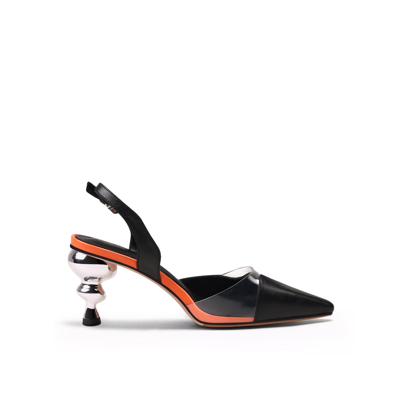 Sophisticated Slingback Swirl Heels-2