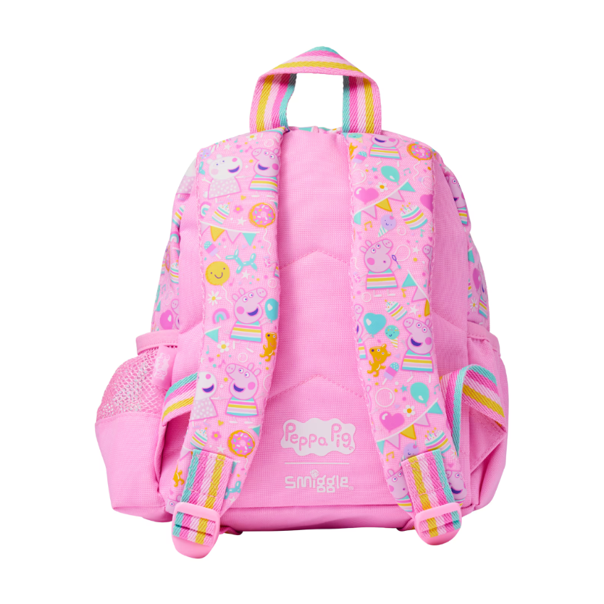 Smiggle - Peppa Pig Çıkarılabilir Oyuncaklı Kreş Okul Sırt Çantası-2