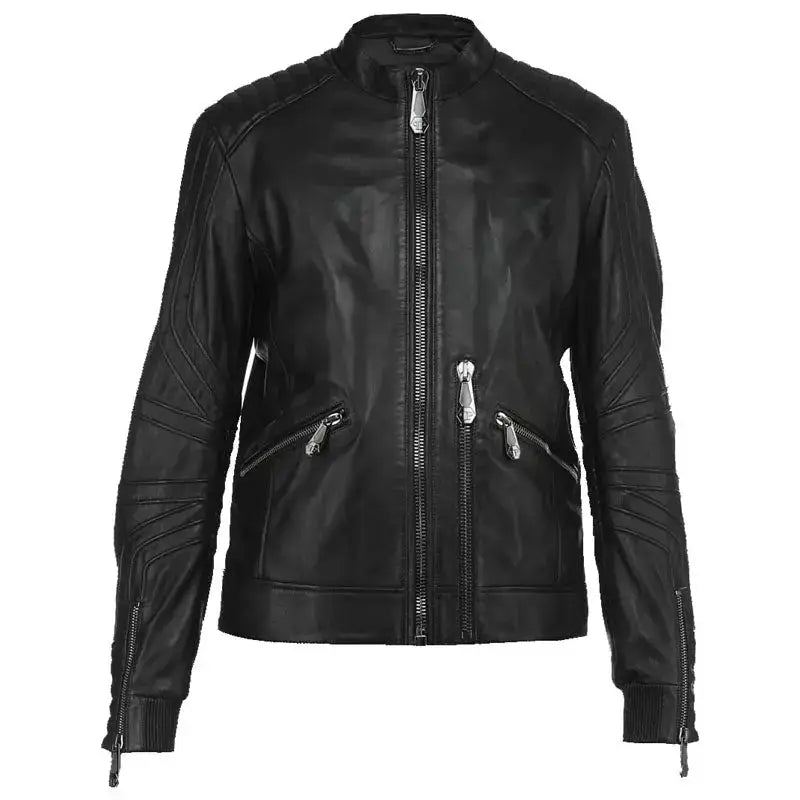 Philipp Plein Feel Good Time Leather Jacket-0