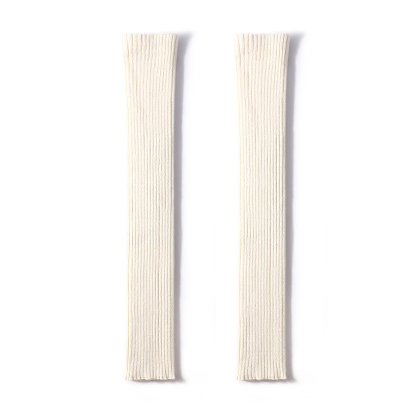 Urban Chic Women Cream Knitted Leg Warmers-0